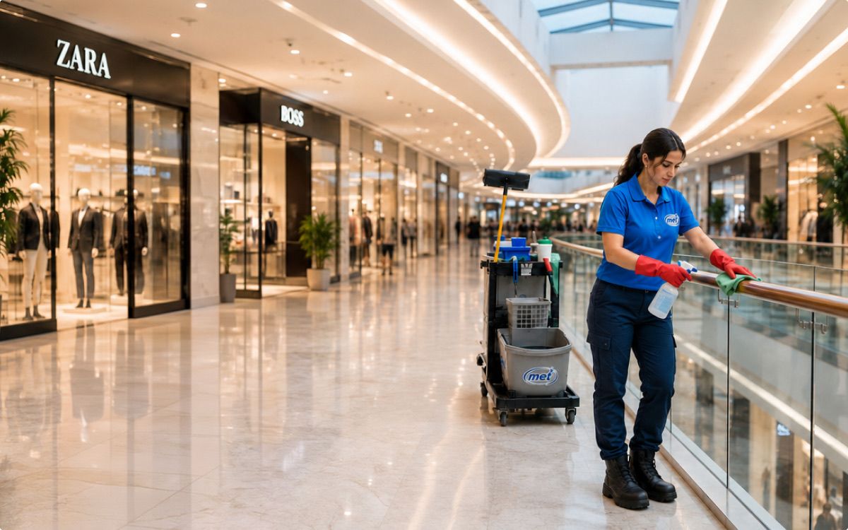 Retail area served by MET